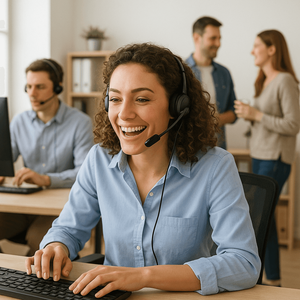 Call center productivity metrics dashboard