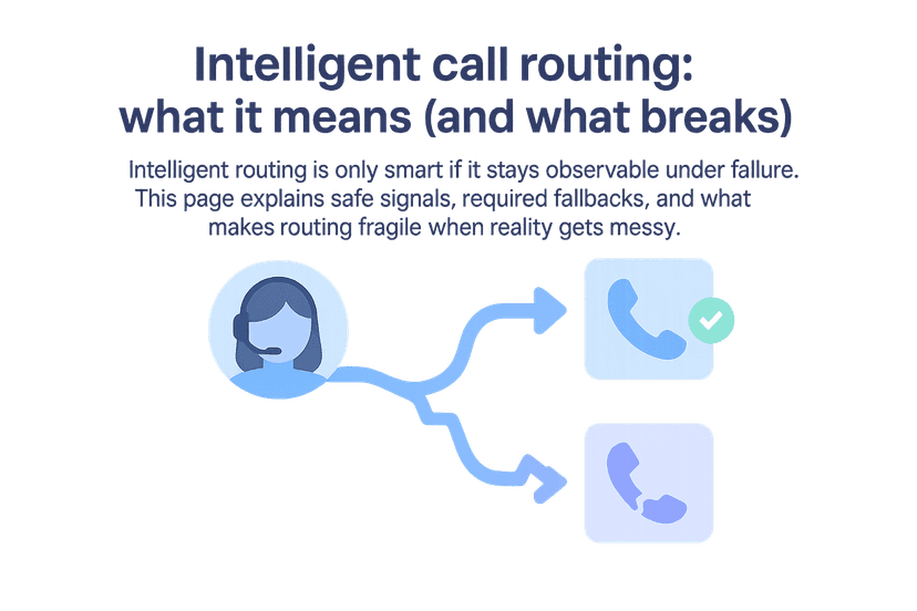 Intelligent call routing: what it means (and what breaks)