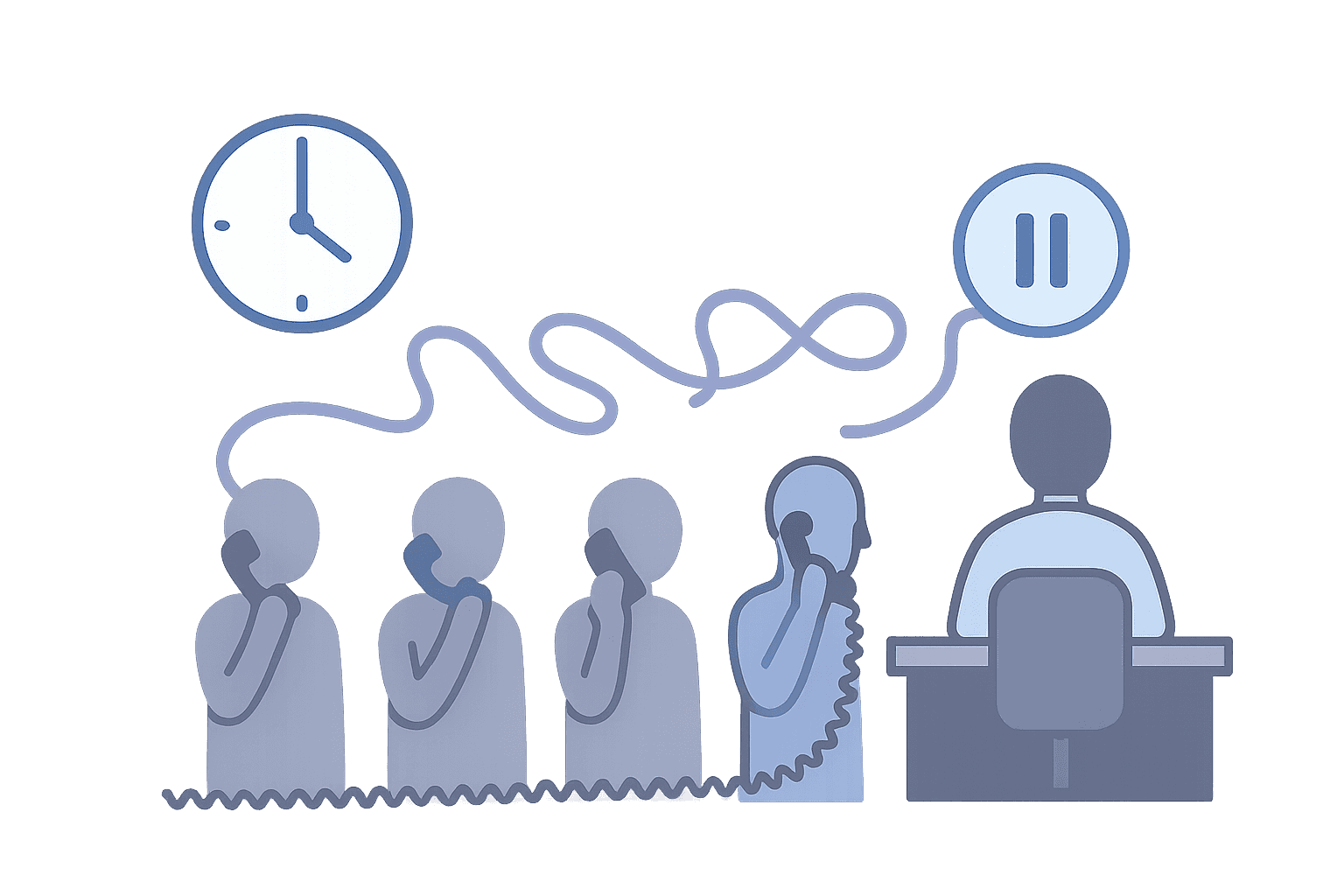 Average caller wait time: routing fixes that reduce drop-off