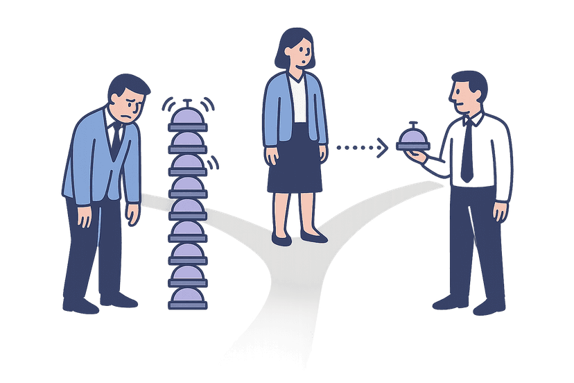 Call routing workload: fix burnout-causing routing